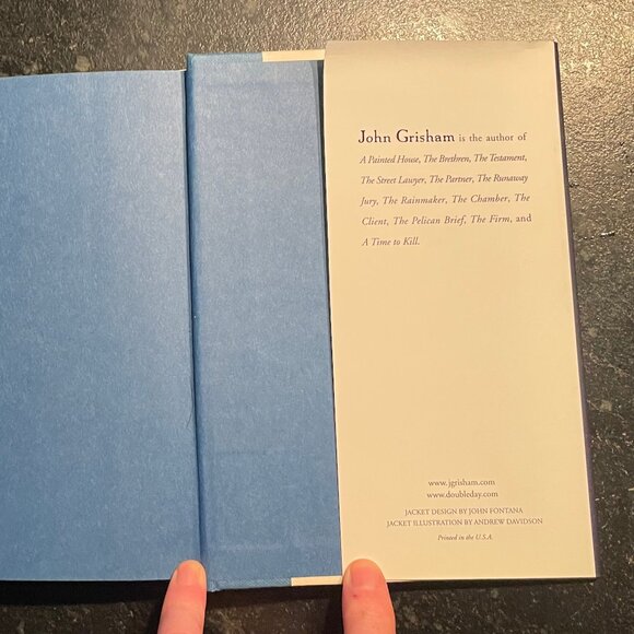 "Skipping Christmas--A Novel," by John Grisham, 2001 First Edition Hardcover - Picture 5 of 6